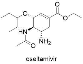 Antiviral drug oseltamivir