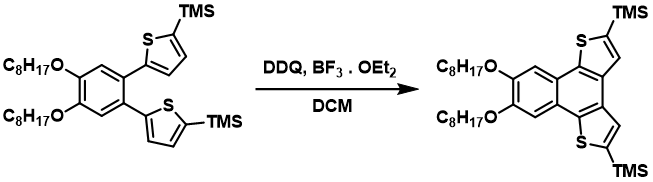 Figure 6: DDQ mediated Scholl type cyclization reaction.