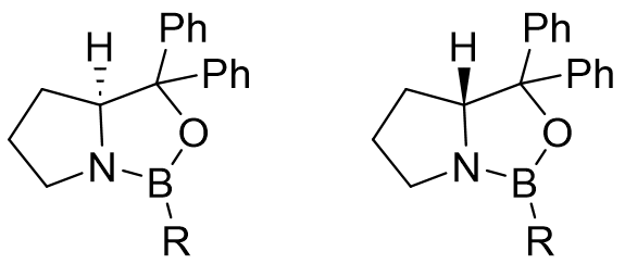 Structure of the CBS oxazaborolidine