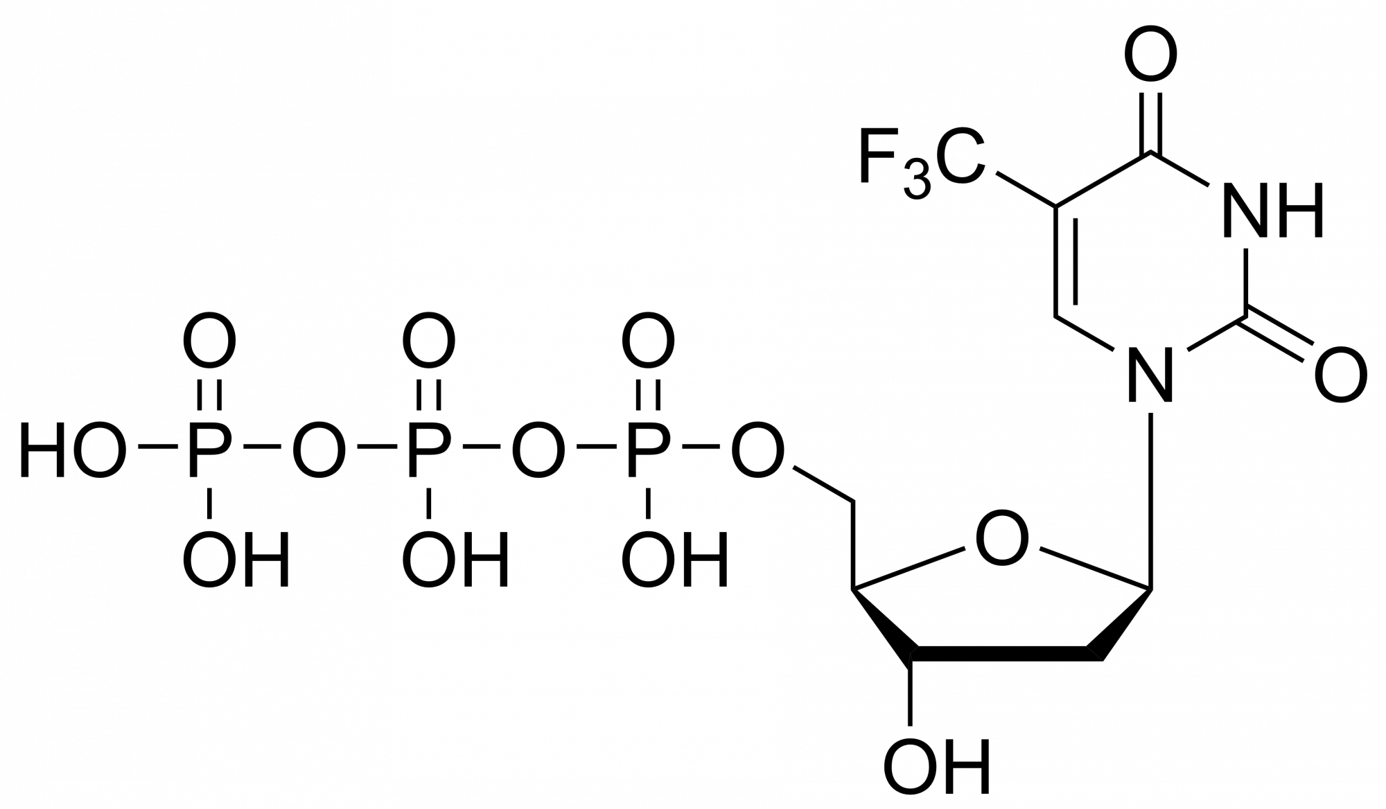 Trifluridine triphosphate – CAS 345-03-9