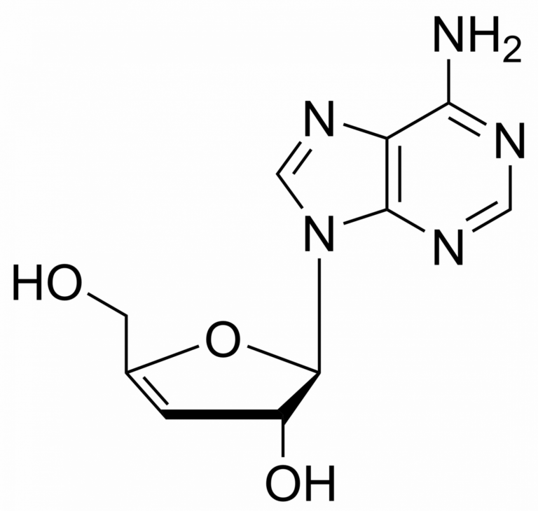 Main product photo - 3′,4′-Didehydro-3′-deoxyadenosine – CAS 42867-61-8