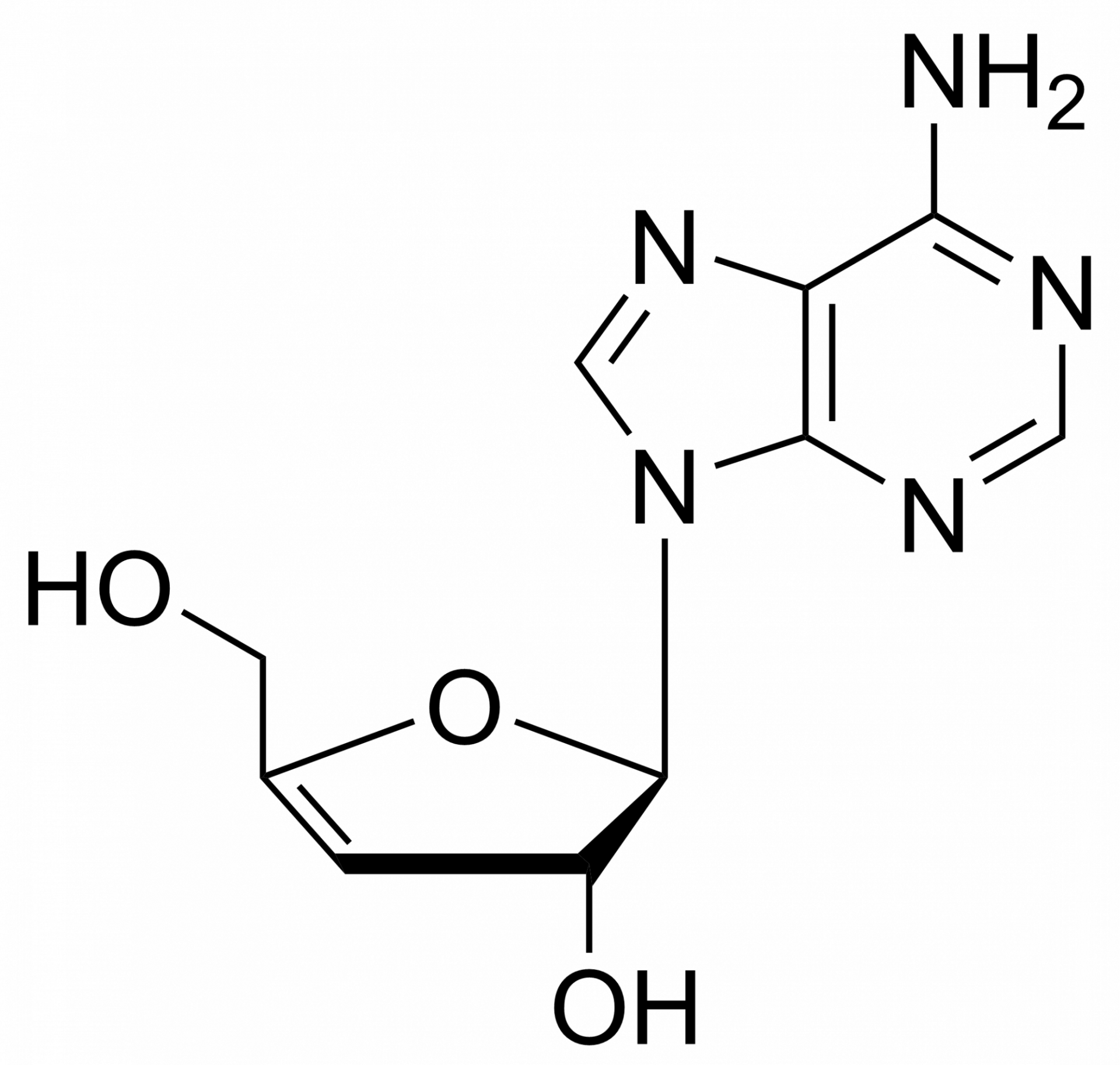 3′,4′-Didehydro-3′-deoxyadenosine – CAS 42867-61-8