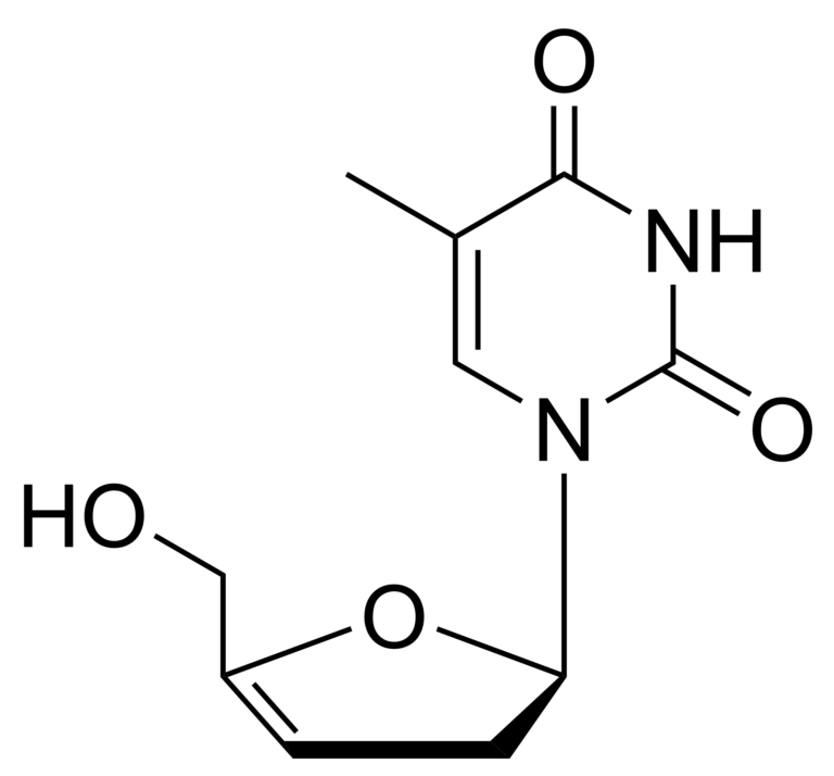 Main product photo - 3′,4′-Didehydro-3′-deoxythymidine – CAS 37782-89-1