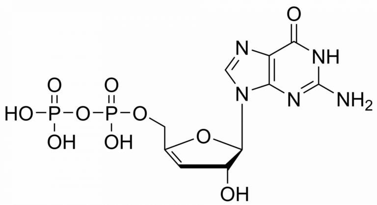 Main product photo - 3′,4′-Didehydro-3′-deoxyguanosine diphosphate – CAS 2499590-40-6