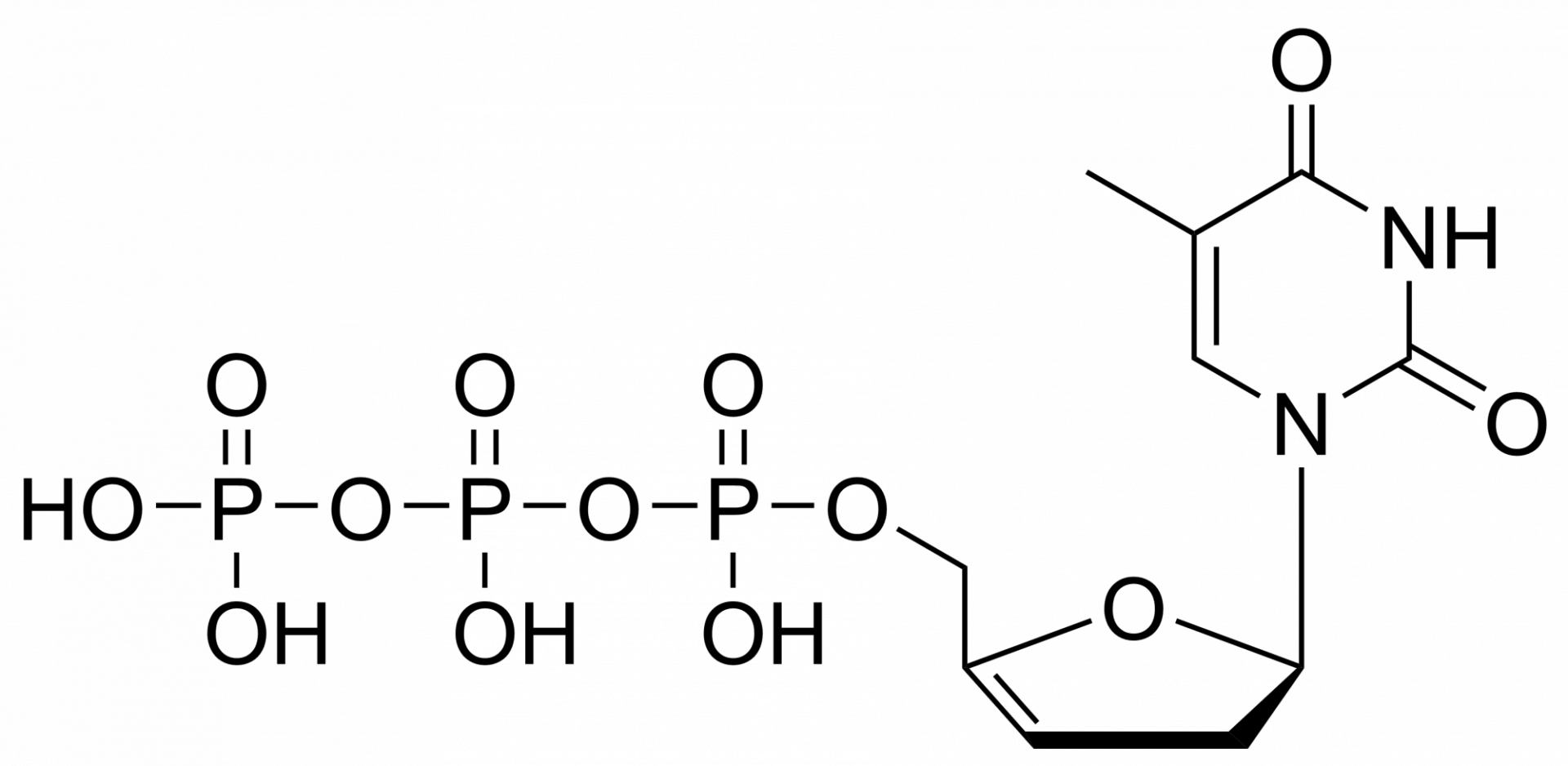 3′,4′-Didehydro-3′-deoxythymidine triphosphate – CAS 2499590-45-1