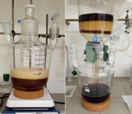 SigutLabs_Figure 1: Initial 100 g scale laboratory experiment