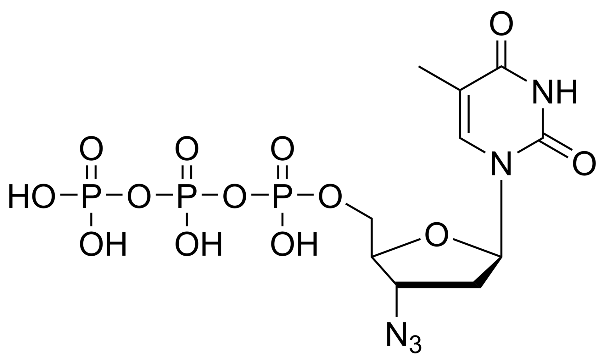 Zidovudine triphosphate – CAS 92586-35-1