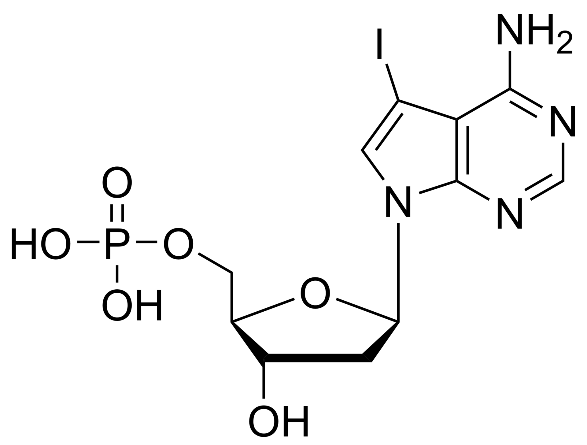 7-iodo-7-deaza-2′-deoxyadenosine monophosphate – CAS 1190922-14-5