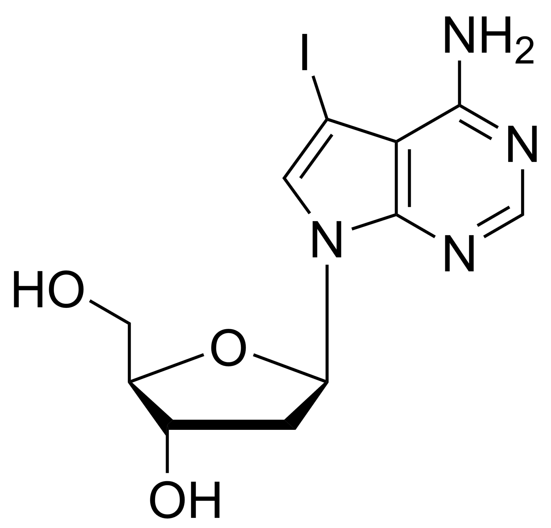 7-iodo-7-deaza-2′-deoxyadenosine – CAS 166247-63-8