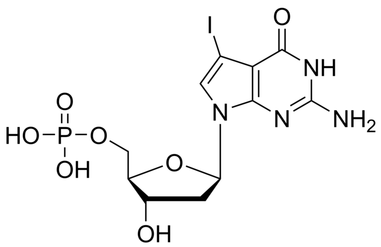 Main product photo - 7-iodo-7-deaza-2′-deoxyguanosine monophosphate – CAS 1190922-17-8