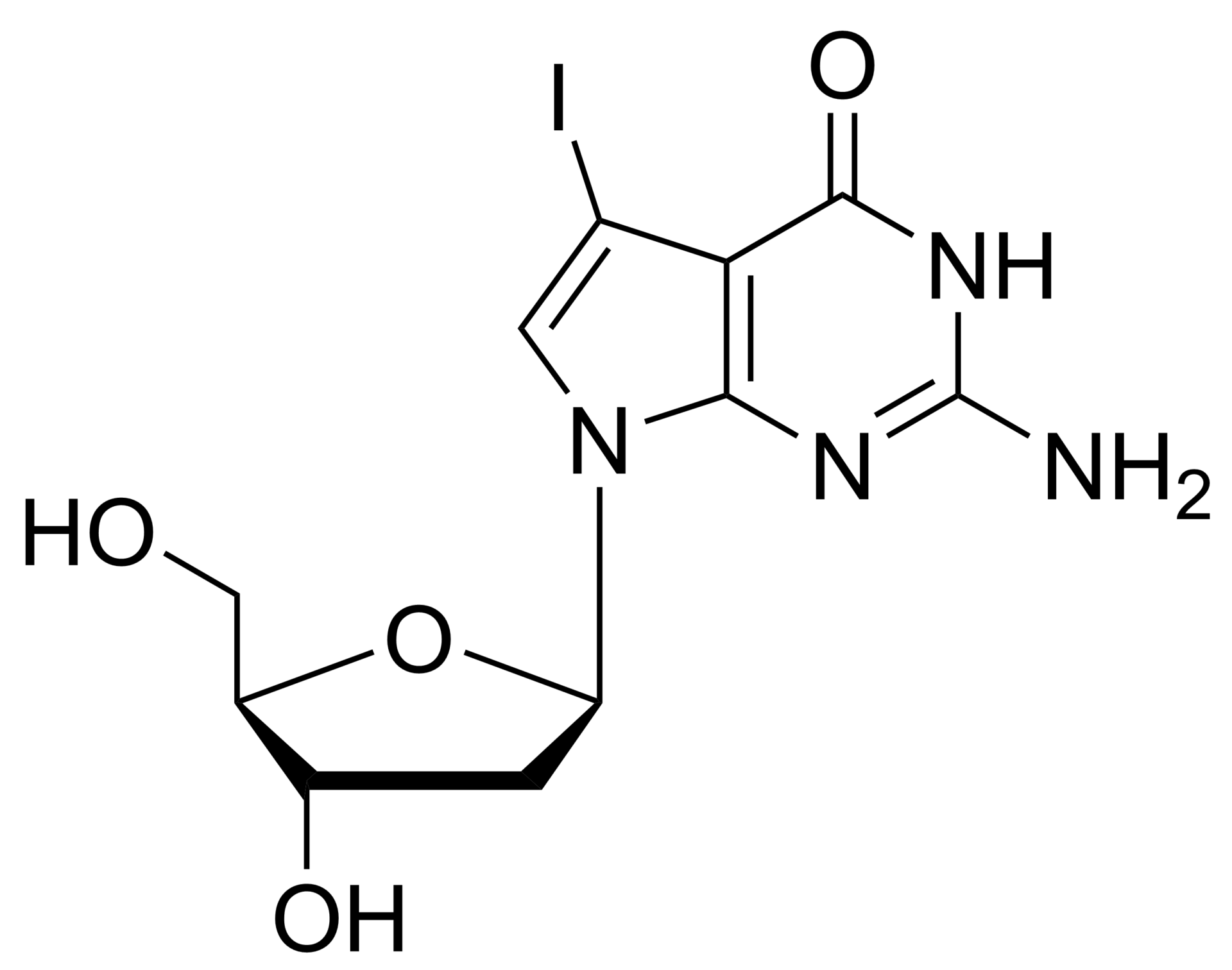 7-iodo-7-deaza-2′-deoxyguanosine – CAS 172163-62-1